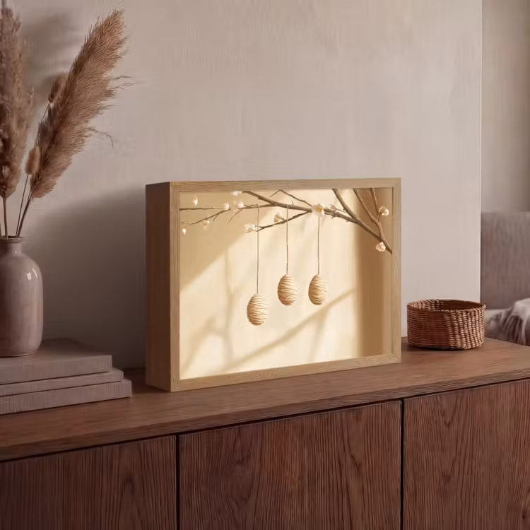 Lightbox - Wandlamp - Beige - Paastak - Eieren — 4