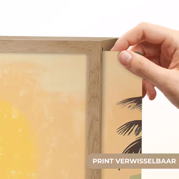 Lightbox - Wandlamp - Bierfles - Zonsondergang - Palmbomen - Zee — 5