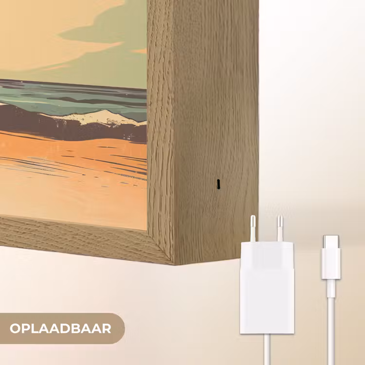 Lightbox - Wandlamp - Bierfles - Zonsondergang - Palmbomen - Zee — 7