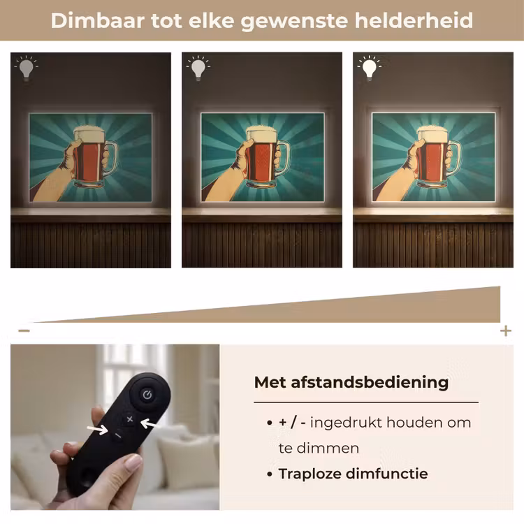 Lightbox - Wandlamp - Bierglas - Schuim - Retro - Groen — 9