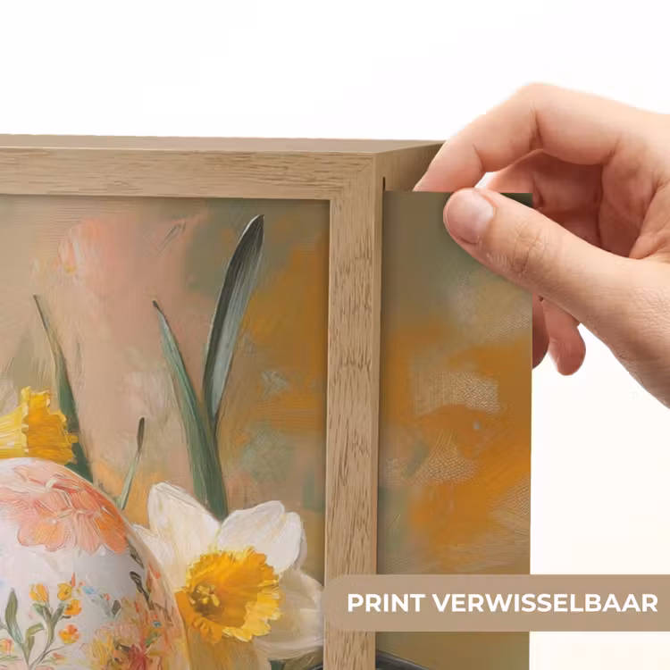 Lightbox - Wandlamp - Bloemen - Eieren - Geschilderd — 5