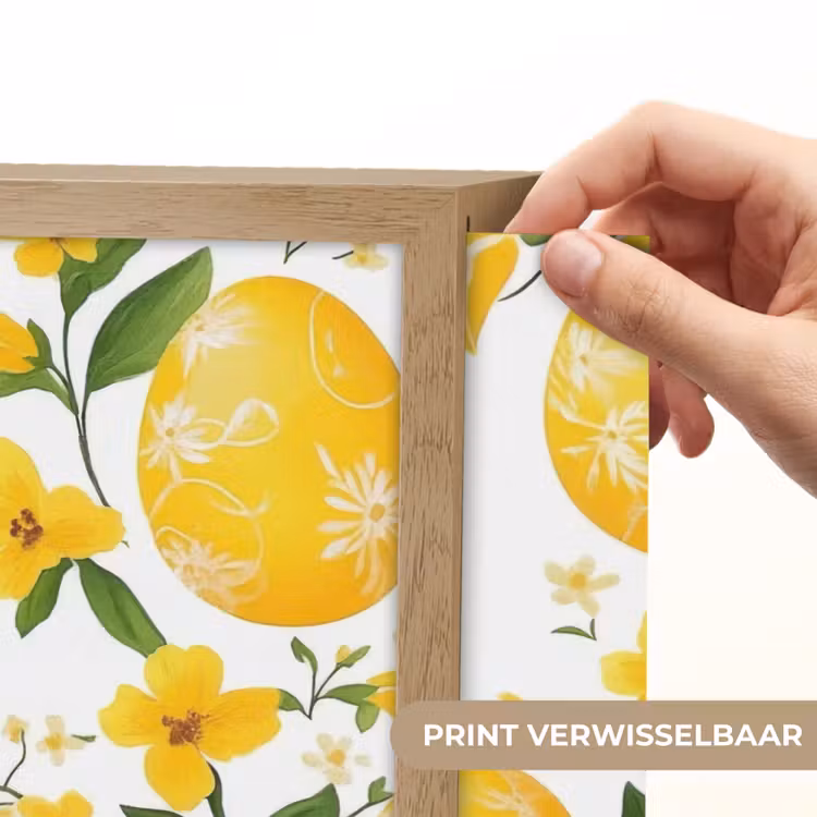 Lightbox - Wandlamp - Bloemen - Paaseieren - Geel — 5