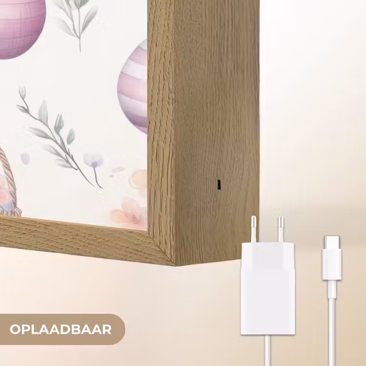 Lightbox - Wandlamp - Bloemen - Paaseieren - Patroon — 7