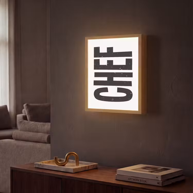Lightbox - Wandlamp - Chef - Japandi - Decoratie - Vintage — 2