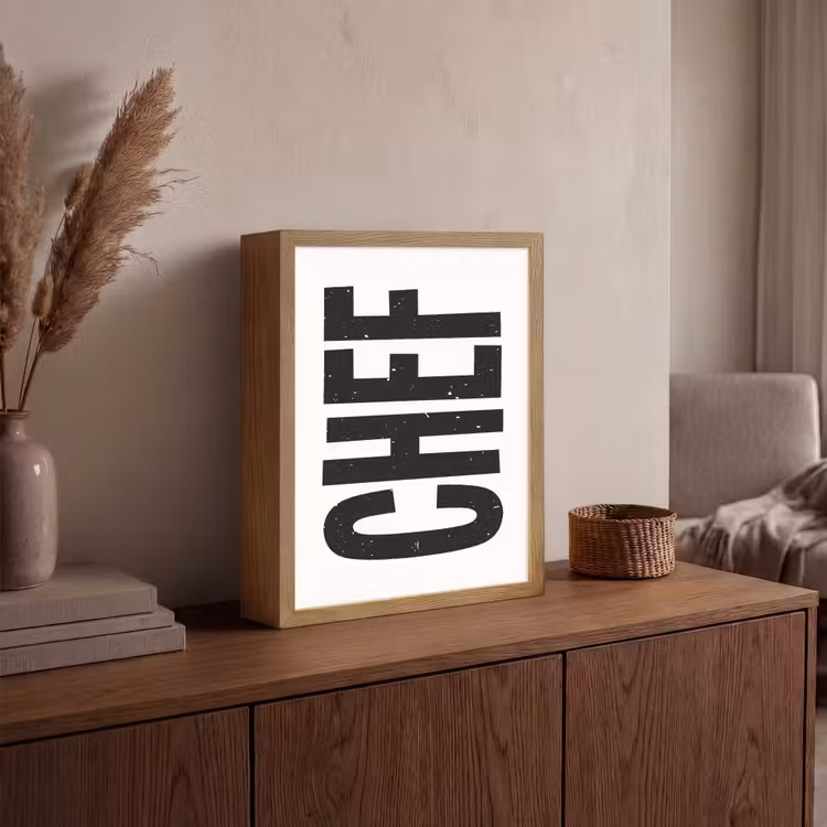 Lightbox - Wandlamp - Chef - Japandi - Decoratie - Vintage — 4