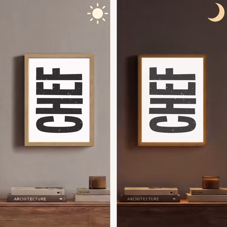 Lightbox - Wandlamp - Chef - Japandi - Decoratie - Vintage — 5