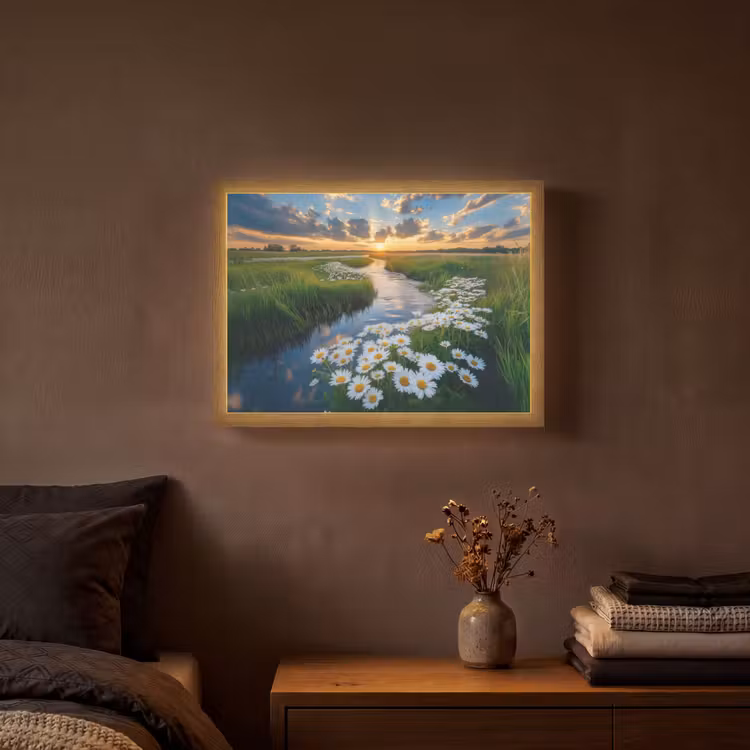 Lightbox - Wandlamp - Beekje - Landschap - Margriet — 3
