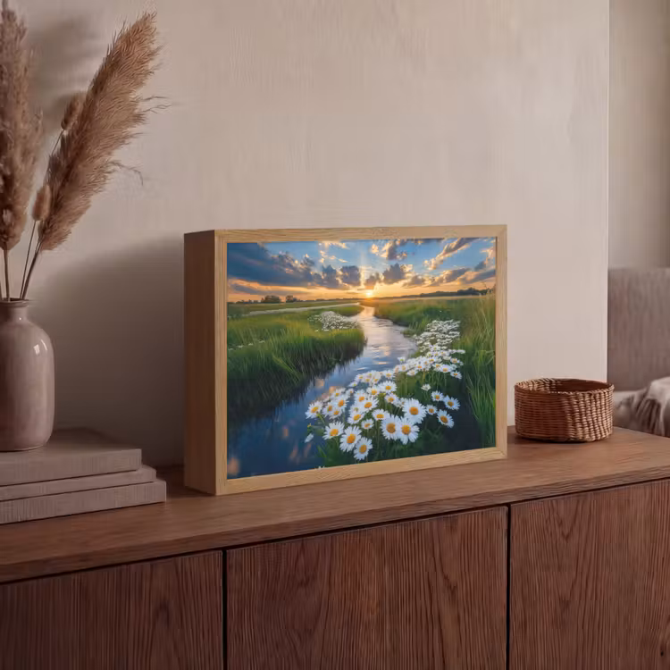 Lightbox - Wandlamp - Beekje - Landschap - Margriet — 4