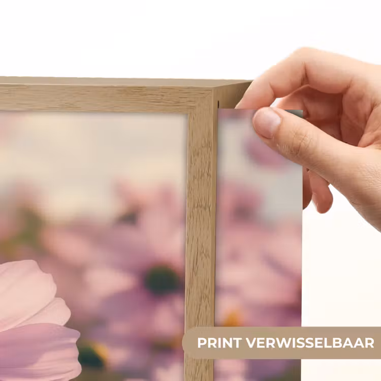 Lightbox - Wandlamp - Bloemen - Paars - Wazig — 5