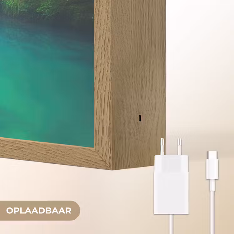 Lightbox - Wandlamp - Brug - Water - Rivier - Bos — 7