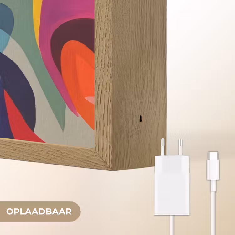 Lightbox - Wandlamp - Abstract - Kleurrijk - Golven - Lijnen — 7