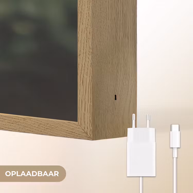 Lightbox - Wandlamp - Blad - Groen - Nerven - Regendruppels — 7
