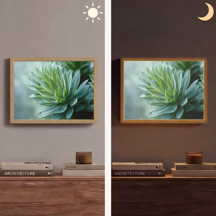 Lightbox - Wandlamp - Blad - Plant - Groen - Textuur — 6
