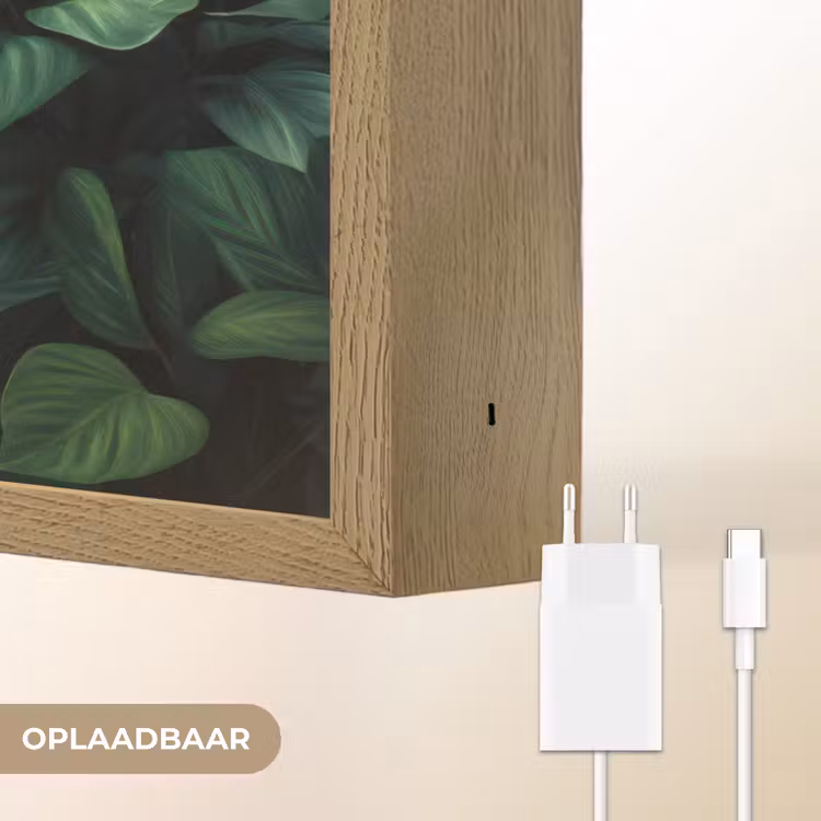 Lightbox - Wandlamp - Bladeren - Ovaal - Groen - Nerven — 7