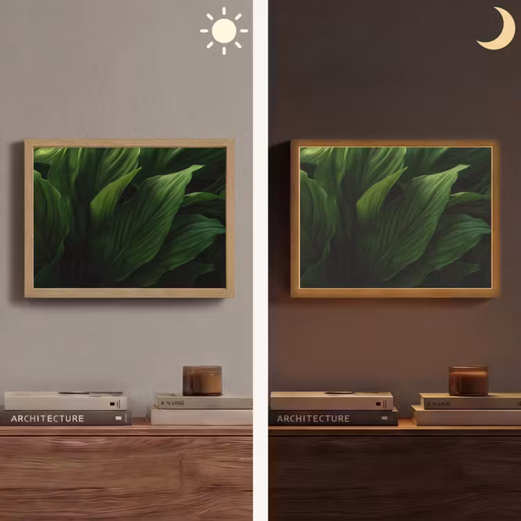 Lightbox - Wandlamp - Bladeren - Schaduw - Groen - Textuur — 6