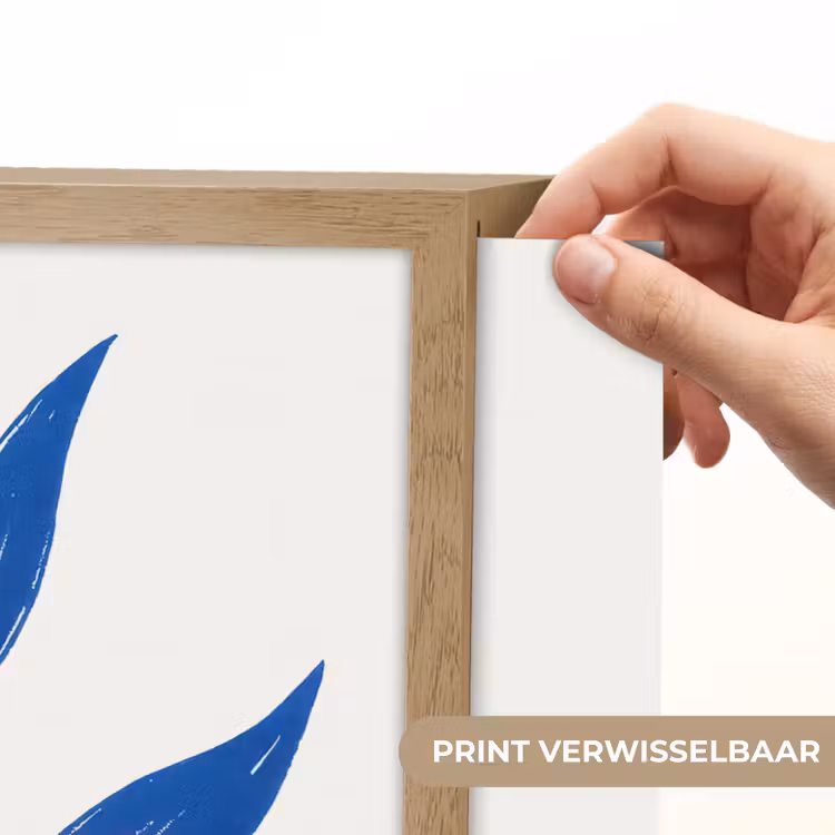 Lightbox - Wandlamp - Bloem - Blaadjes - Minimalistisch - Blauw — 5