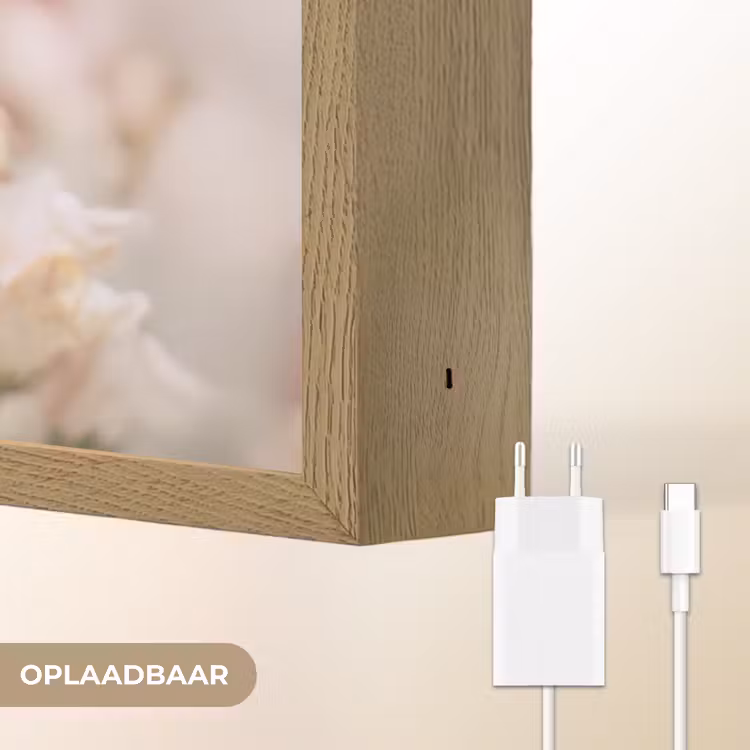 Lightbox - Wandlamp - Bloem - Leeuwenbek - Roze - Stengel — 7