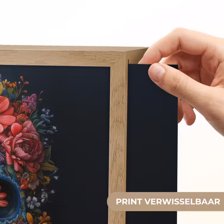 Lightbox - Wandlamp - Bloemen - Kleurrijk - Schedel — 5