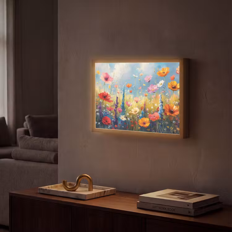 Lightbox - Wandlamp - Bloemen - Natuur - Botanisch - Kunst — 2