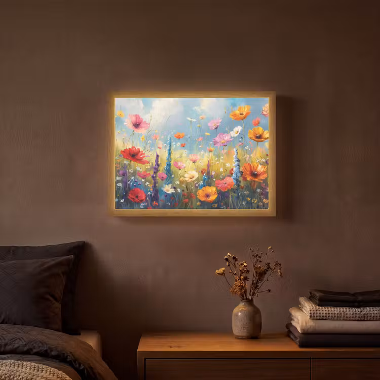 Lightbox - Wandlamp - Bloemen - Natuur - Botanisch - Kunst — 3