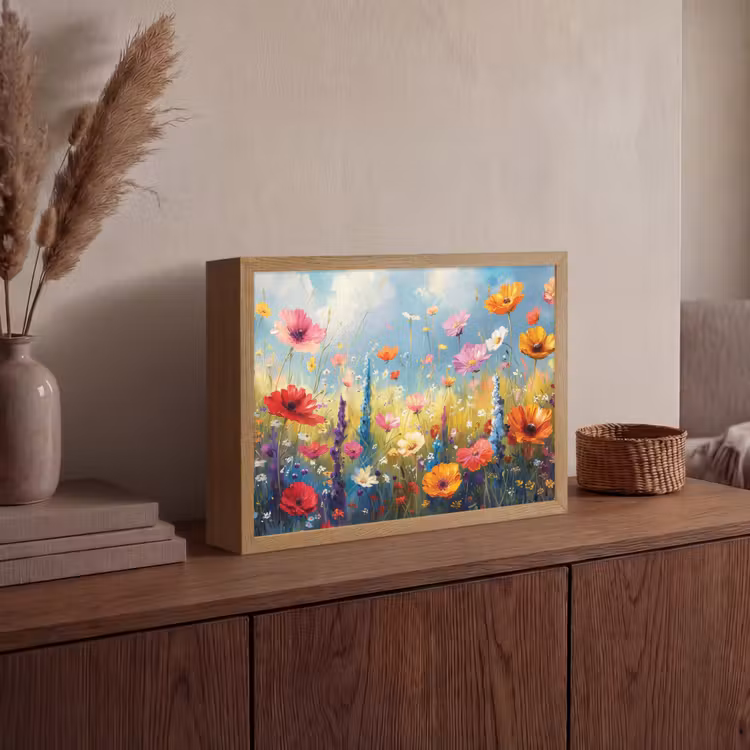 Lightbox - Wandlamp - Bloemen - Natuur - Botanisch - Kunst — 4