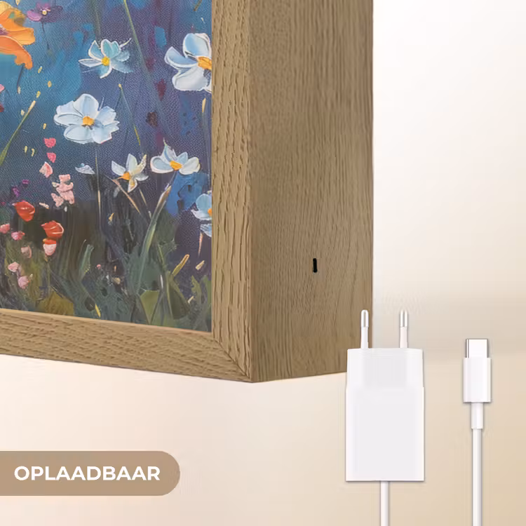 Lightbox - Wandlamp - Bloemen - Natuur - Waterverf - Kunst — 7