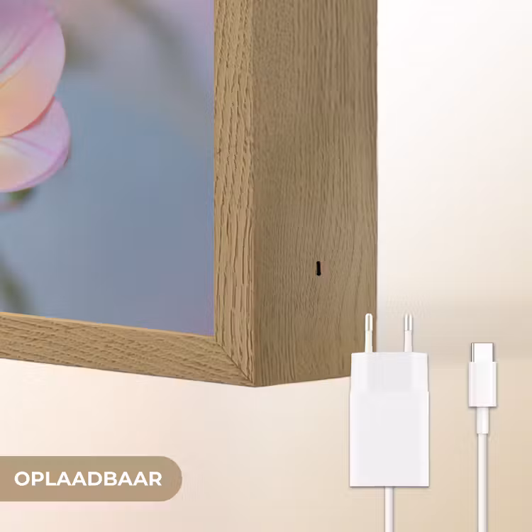 Lightbox - Wandlamp - Bloemen - Paars - Overloop - Meeldraden — 7