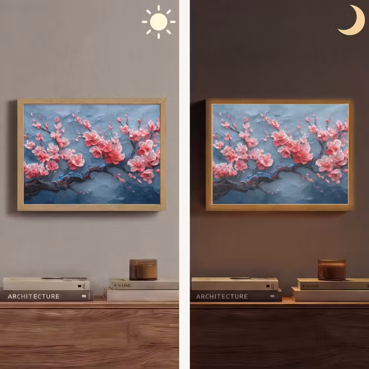 Lightbox - Wandlamp - Bloesem - Bloem - Roze - Tak — 6