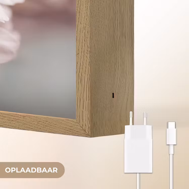 Lightbox - Wandlamp - Bloesems - Meeldraden - Geel - Wazig — 7