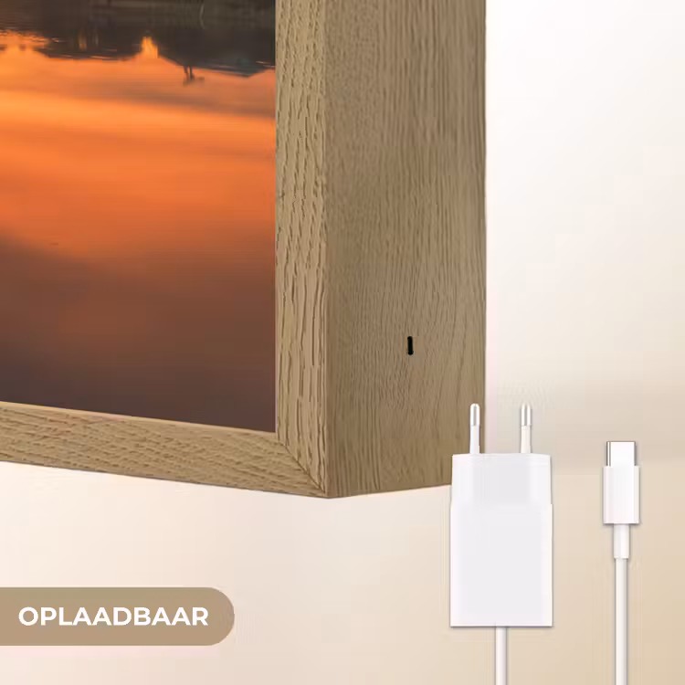 Lightbox - Wandlamp - Boot - Water - Zonsondergang - Oranje - Water — 7