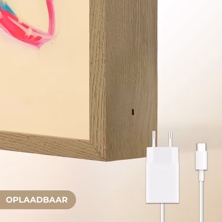 Lightbox - Wandlamp - Camera - Memories - Roze - Geschilderd — 7