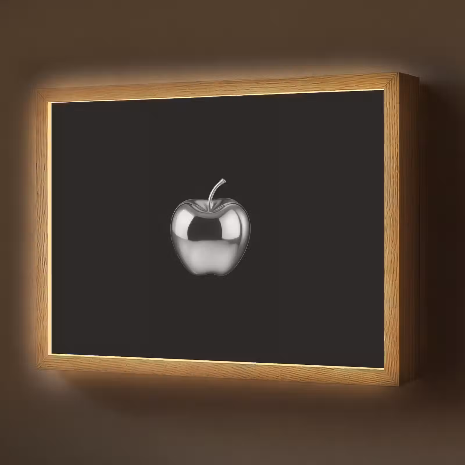 Lightbox - Wandlamp - Appel - Metallic - Symmetrisch — 1