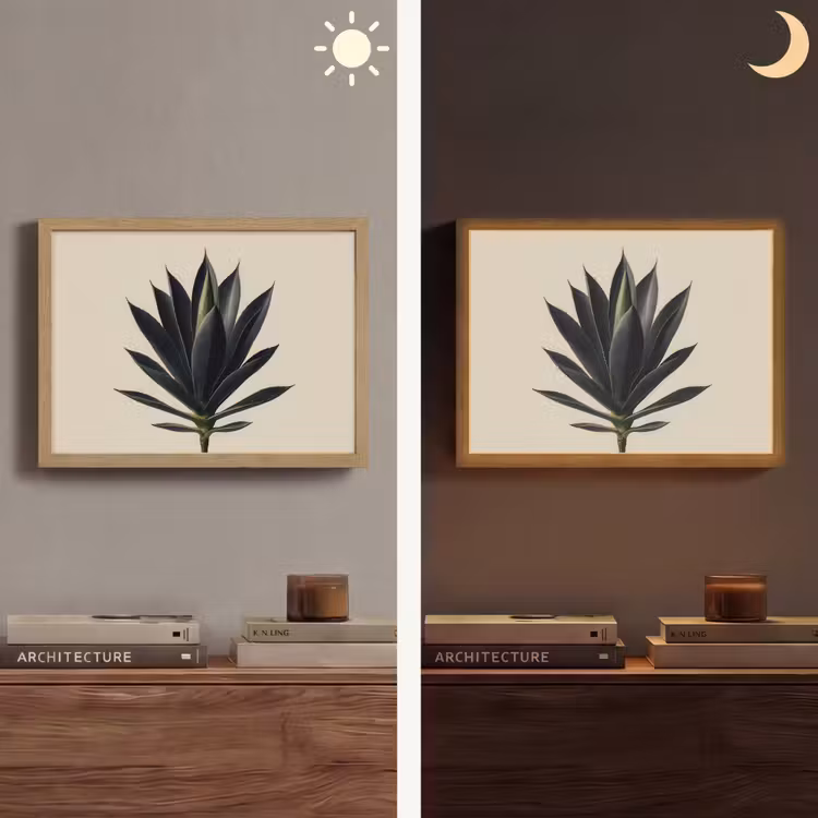 Lightbox - Wandlamp - Agaveplant - Symmetrisch - Groen — 6