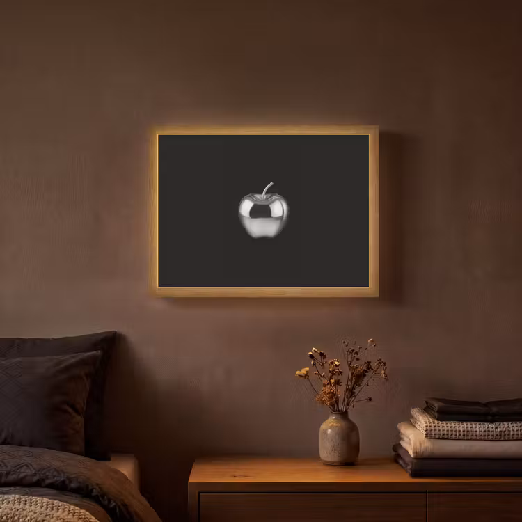 Lightbox - Wandlamp - Appel - Metallic - Symmetrisch — 3