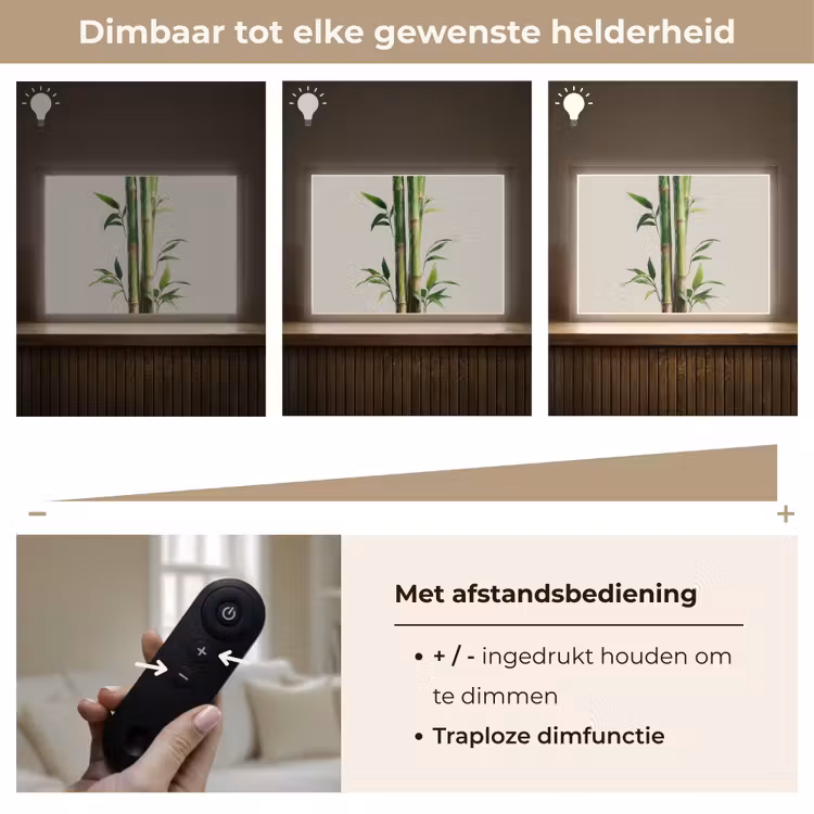 Lightbox - Wandlamp - Bamboestengels - Sierlijk - Groen — 9