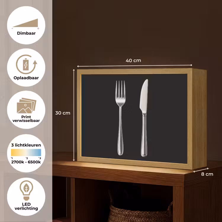 Lightbox - Wandlamp - Bestek - Klassiek - Elegant — 10