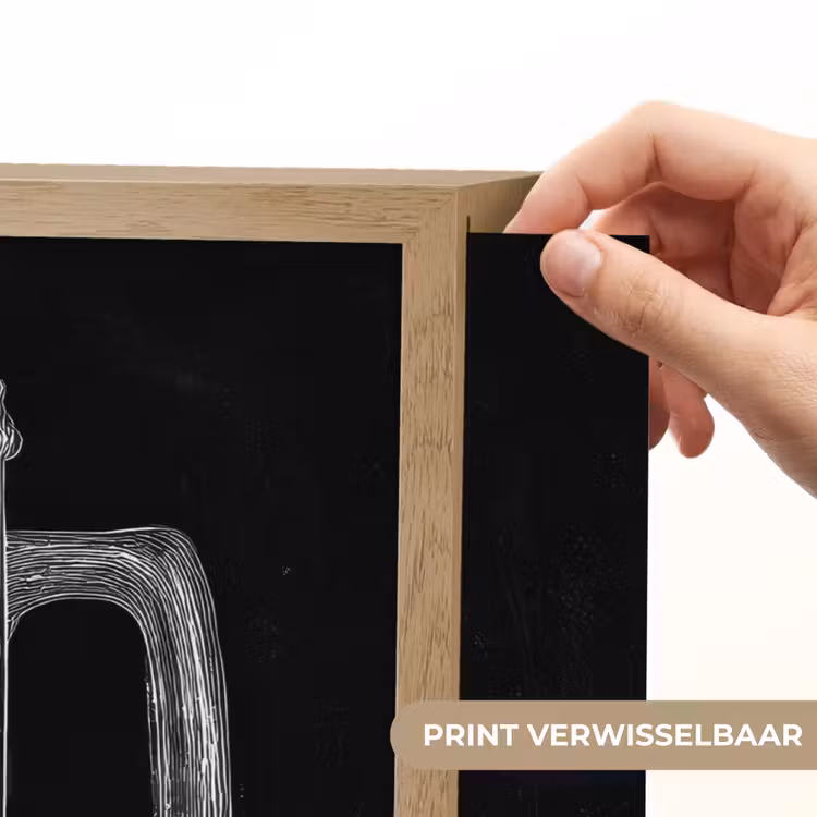 Lightbox - Wandlamp - Bierpul - Schuim - Krijttekening — 5
