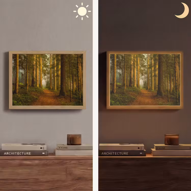 Lightbox - Wandlamp - Bos - Natuur - Bomen - Landschap - Bladeren — 6
