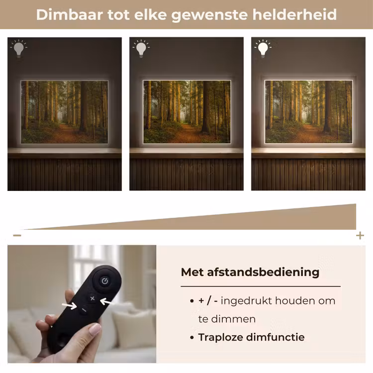 Lightbox - Wandlamp - Bos - Natuur - Bomen - Landschap - Bladeren — 9