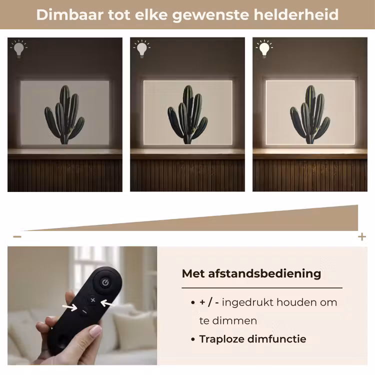 Lightbox - Wandlamp - Cactus - Subtiel - Groen — 9