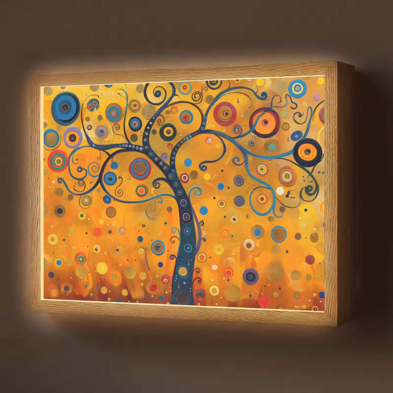 Lightbox - Wandlamp - Abstract - Boom - Levensboom - Modern — 1