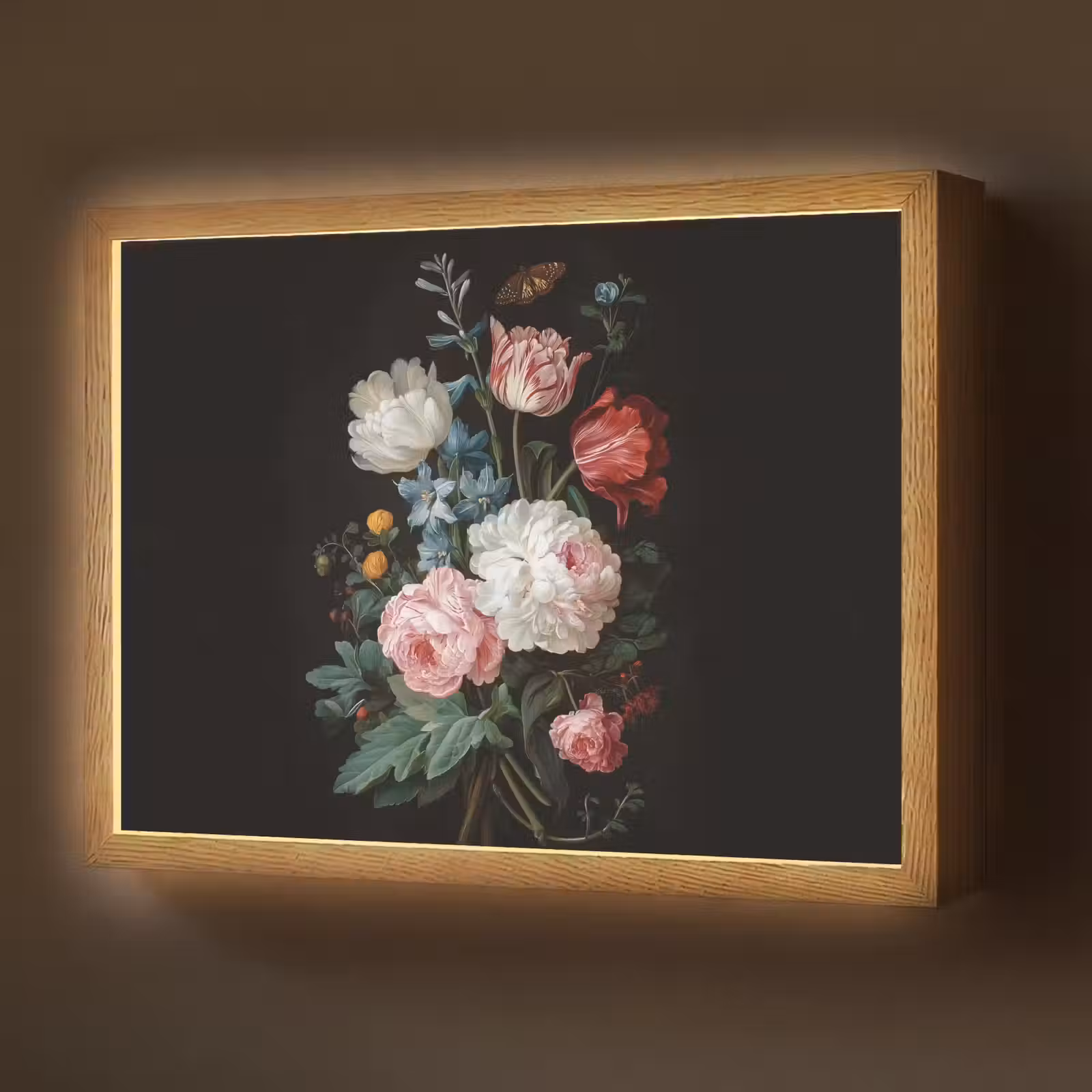 Lightbox - Wandlamp - Boeket - Kleurrijk - Klassiek — 1