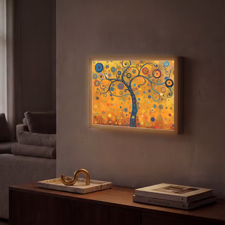 Lightbox - Wandlamp - Abstract - Boom - Levensboom - Modern — 2