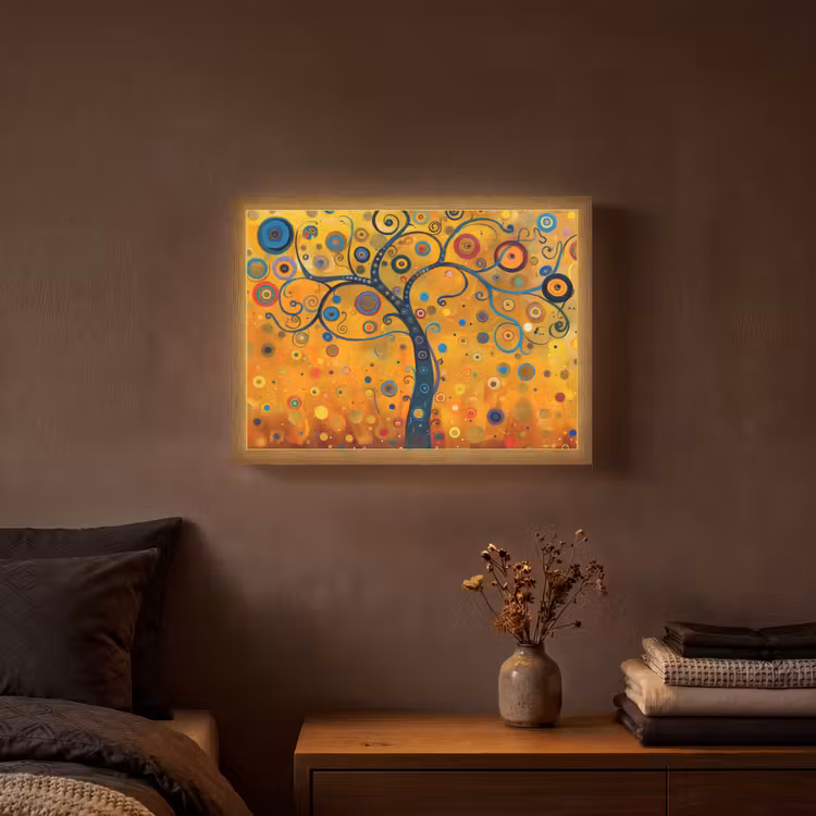 Lightbox - Wandlamp - Abstract - Boom - Levensboom - Modern — 3