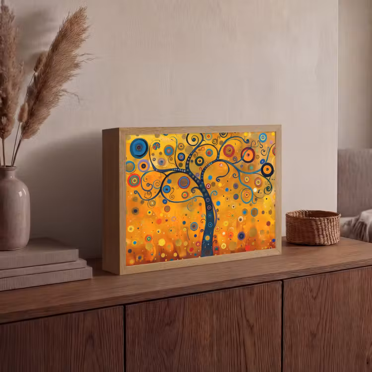 Lightbox - Wandlamp - Abstract - Boom - Levensboom - Modern — 4