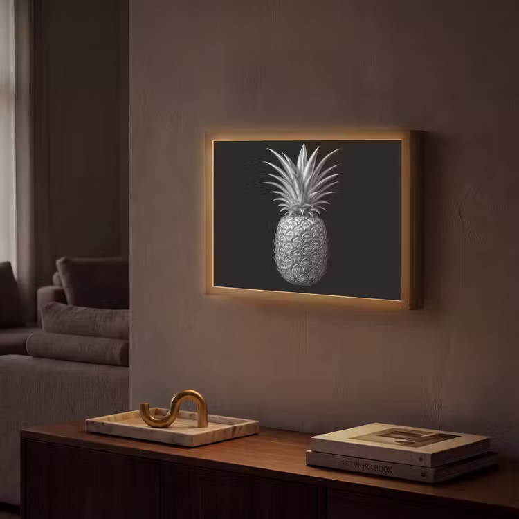 Lightbox - Wandlamp - Ananas - Gedetailleerd - Bladeren — 2