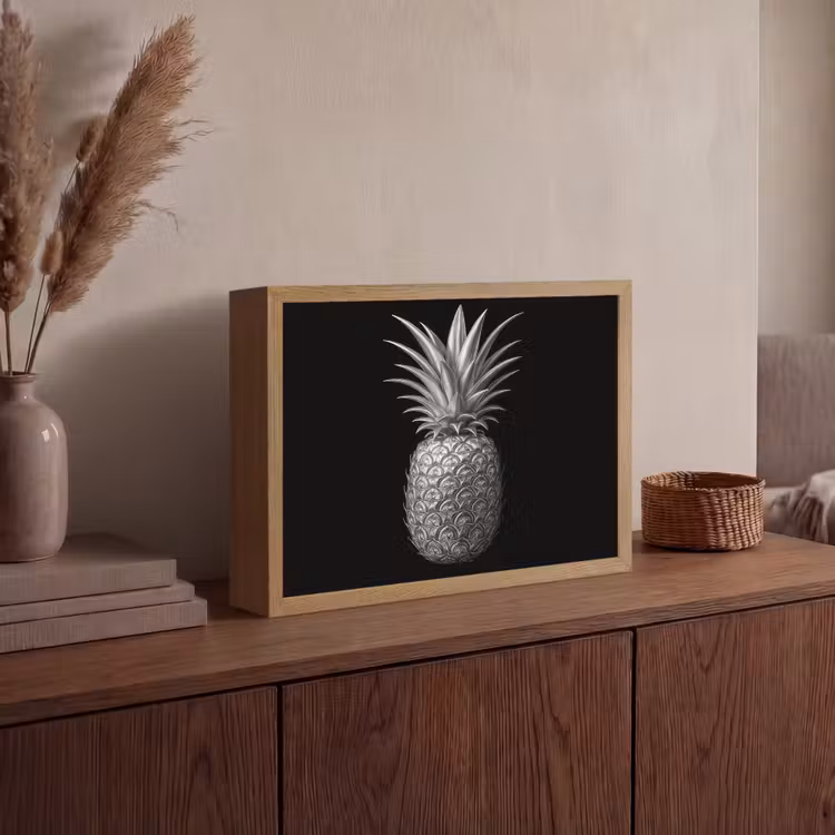 Lightbox - Wandlamp - Ananas - Gedetailleerd - Bladeren — 4