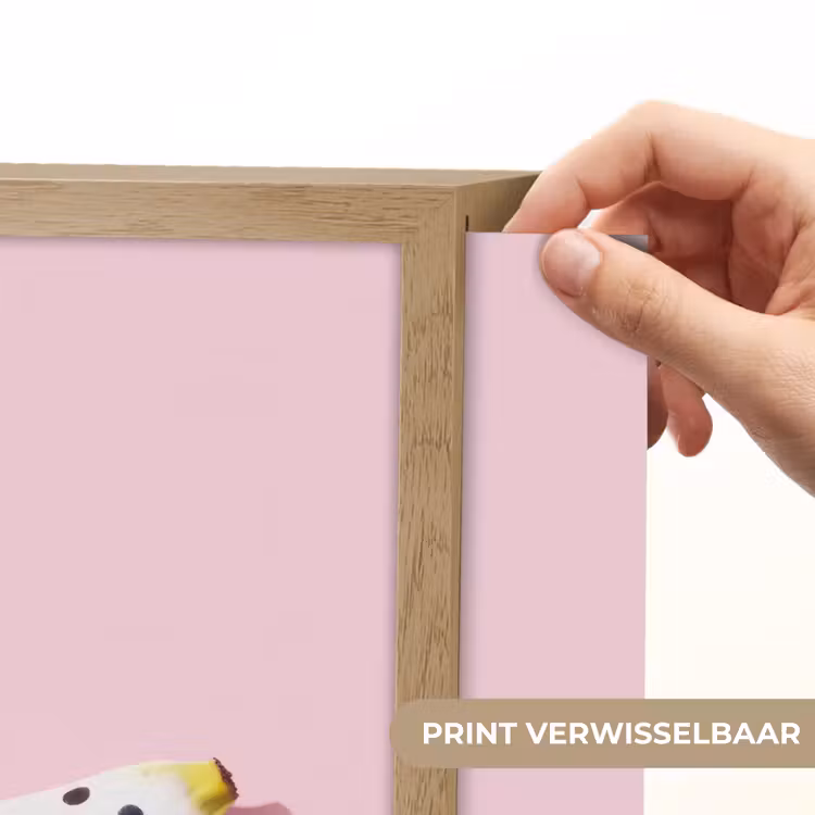 Lightbox - Wandlamp - Banaan - Stippen - roze — 5