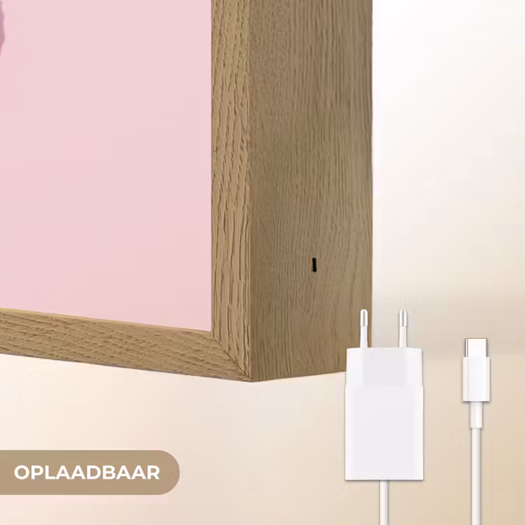 Lightbox - Wandlamp - Banaan - Stippen - roze — 7