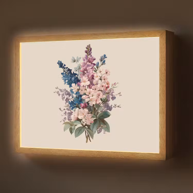 Lightbox - Wandlamp - Boeket - Beige - Harmonieus - Subtiel — 1